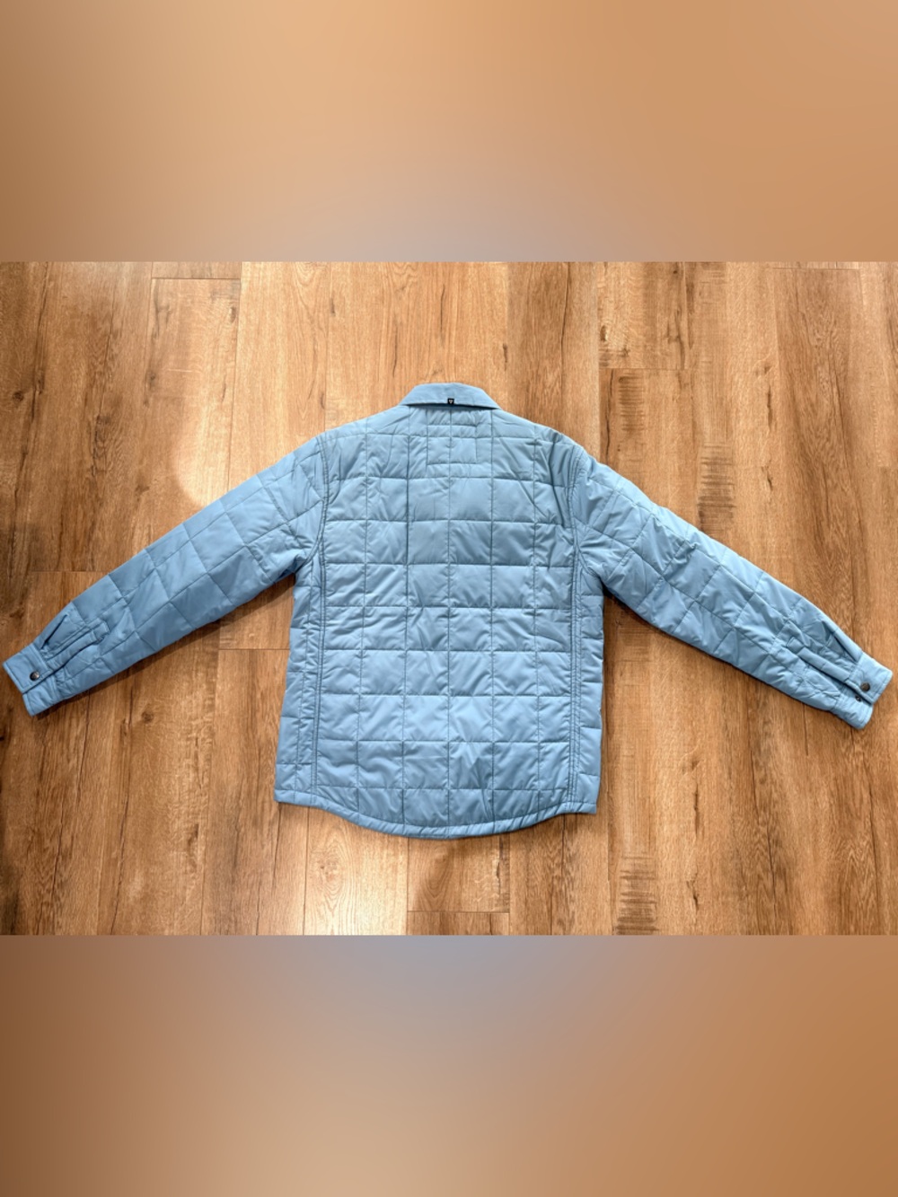 VISSLA Light Blue Quilted Shirt Jacket - Picture 3 of 3